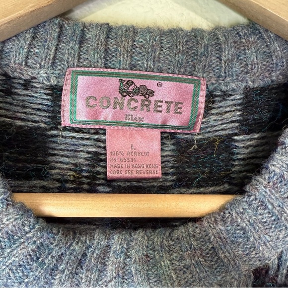 Vintage Concrete Mix Men’s Sweater Vest – Size Large – NWT - Picture 3 of 4